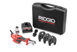 Zaciskarka Ridgid RP 115 micro-Press szczęki V15-22-28 akumulatory 2.5 Ah ładowarka